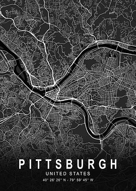 Pittsburgh City Map