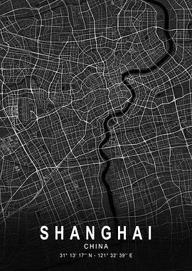 Shanghai Dark City Map