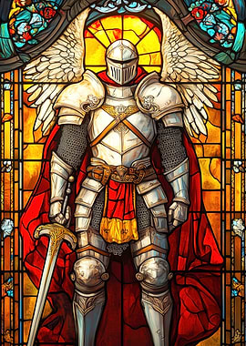 Knight Stained Glass