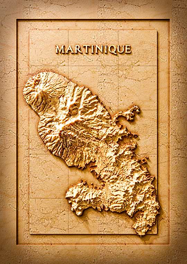 Martinique Island Map