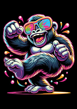 Gorilla With Sunglasses