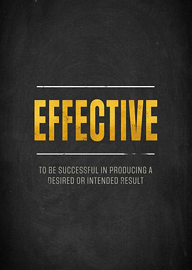 Effective Definition Poster