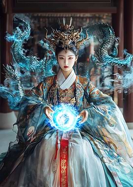 Chinese Wizard Girl Magic