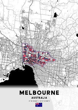 Melbourne City Map