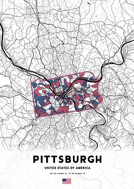 Pittsburgh City Map