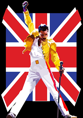 Freddie Mercury UK Flag