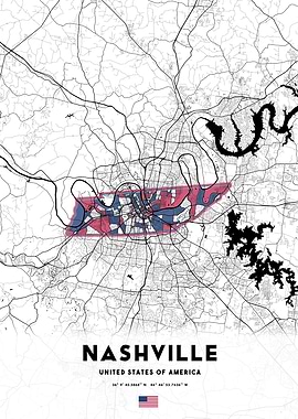 Nashville City Map