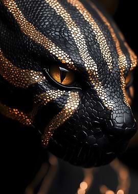 Black Panther Eye Close-up