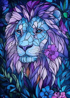 Lion in Bloom