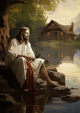 Jesus by the Lake