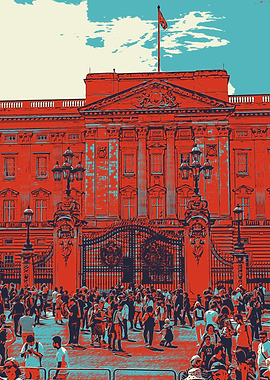 Buckingham Palace Crowd