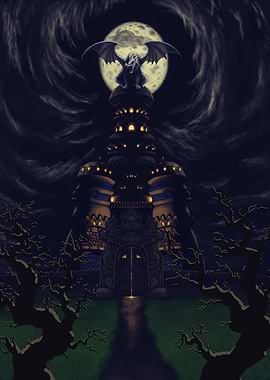 Dragon Guarding Castle