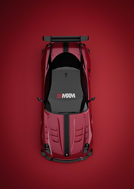 Ferrari 599XX Evoluzione 2011 - Top View