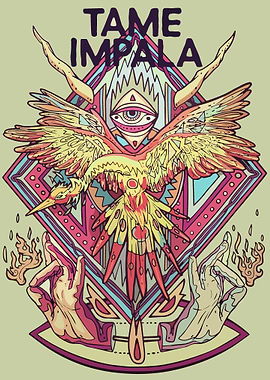 Tame Impala Psychedelic Bird