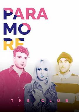 Paramore The Club Poster