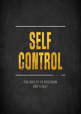 Self Control Quote Inpiring