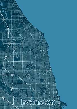 Evanston City Map