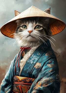 Displate ディスプレイット黒化け猫　メタルポースター Displate ディスプレイット化け猫メタルポースター