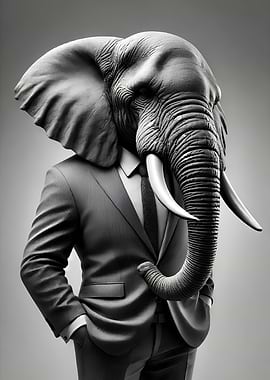 Elephant in Suit