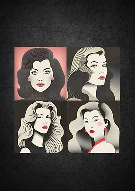 Four Women Portraits