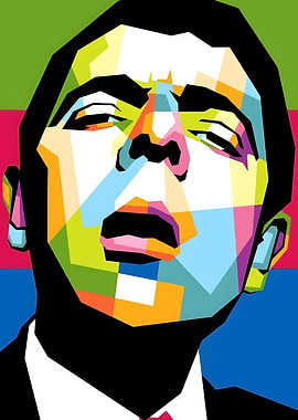 Mr. Bean Pop Art Portrait