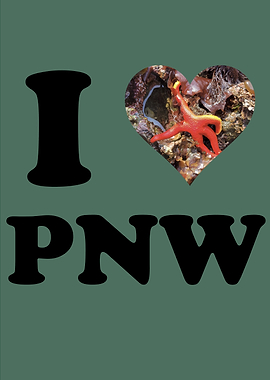 I Love PNW Sea Star