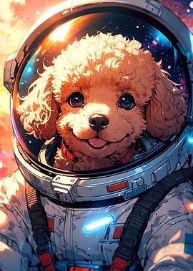 Space Dog Astronaut