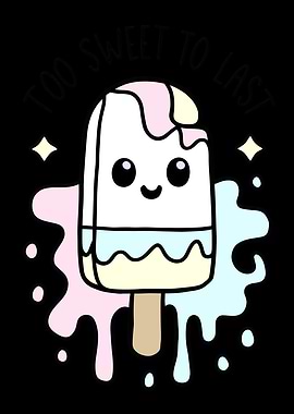 Melting Ice Cream Popsicle