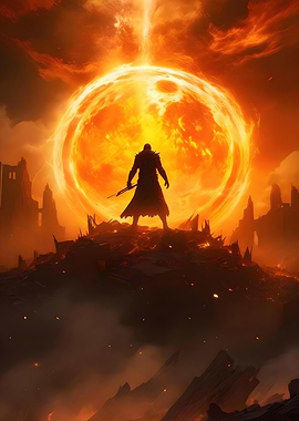 Silhouette of a Warrior