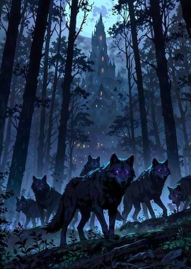 Wolves and a Castle