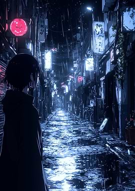 Rainy Night Alley