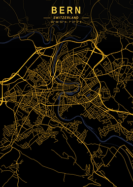 Bern Golden City Map