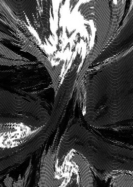 Abstract Black and White Art