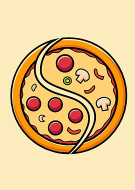 Pizza Yin Yang