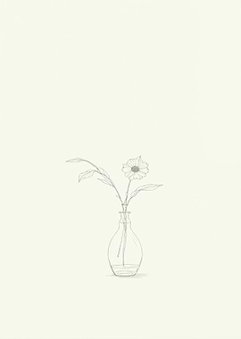 Single Flower in Vase