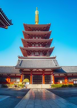 Japanese Pagoda Temple