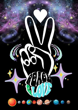 Peace &amp; Love Galaxy
