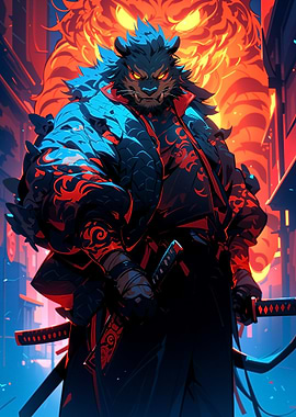 Anthropomorphic Samurai