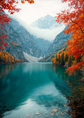 Mountain Lake Autumn