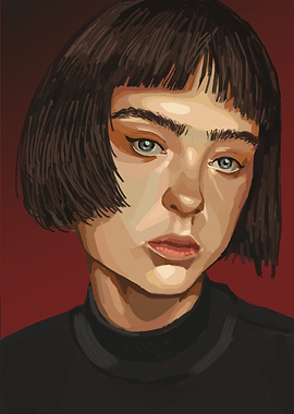 Portrait of a Woman with Short Hair