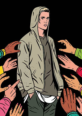 Justin Bieber Pop Art