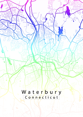Waterbury Connecticut Map