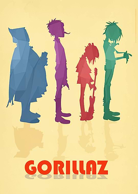Gorillaz Band Poster