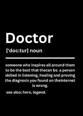 Doctor Definition Print