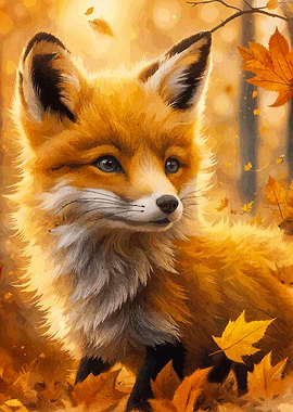 Fox in Autumn