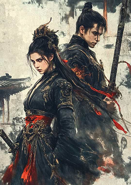 Wuxia Warrior Couple