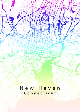 New Haven Connecticut City Map