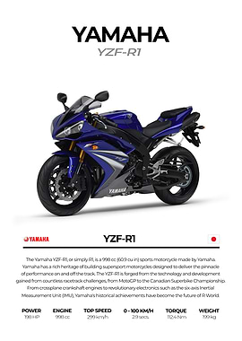 Yamaha YZF-R1 Motorcycle