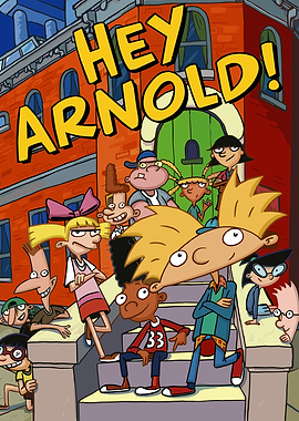 Hey Arnold! Cartoon Poster