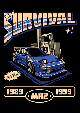 Toyota MR2 Survival Blue